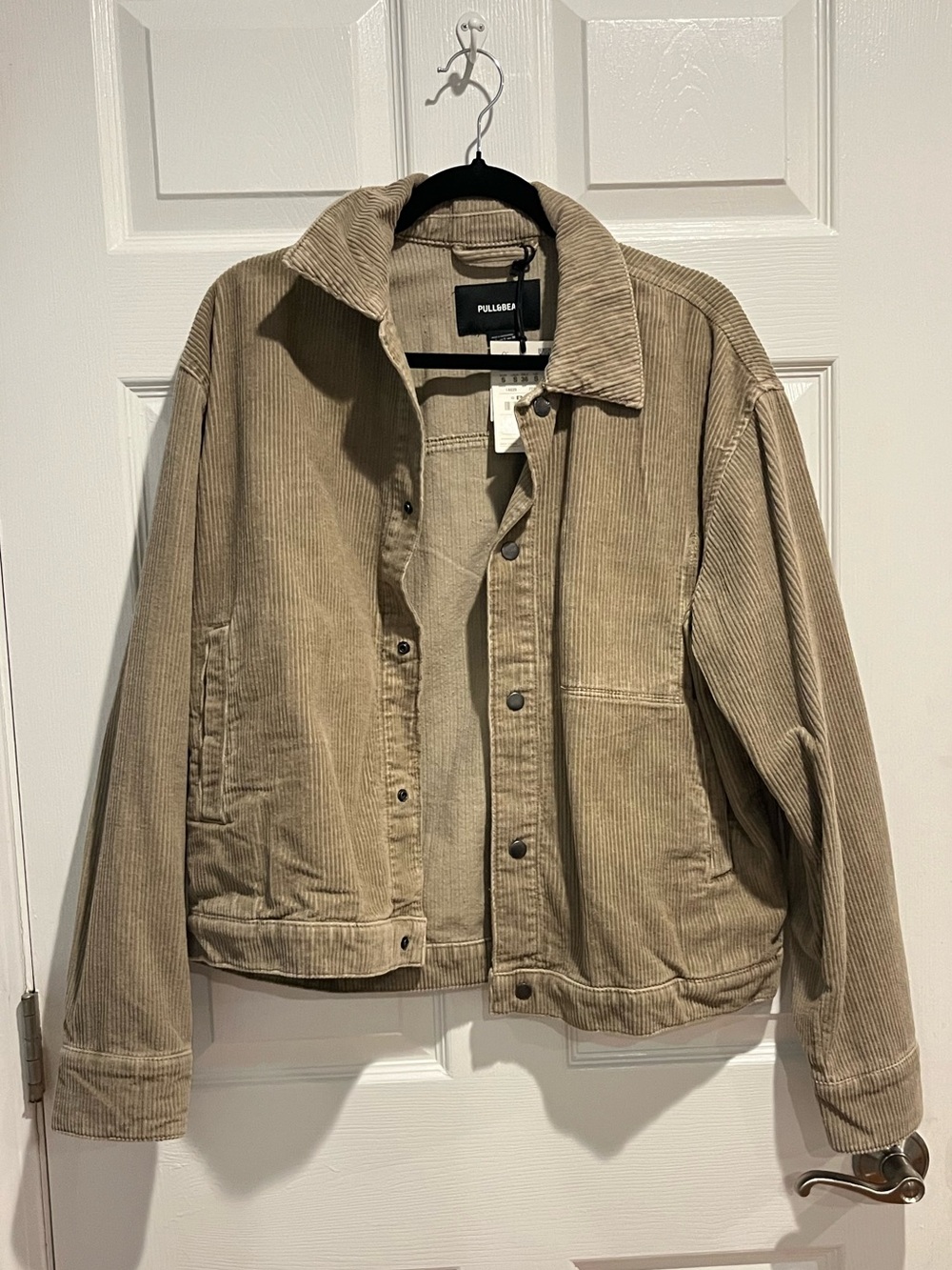 Pull and Bear Khaki Corduroy Jacket
